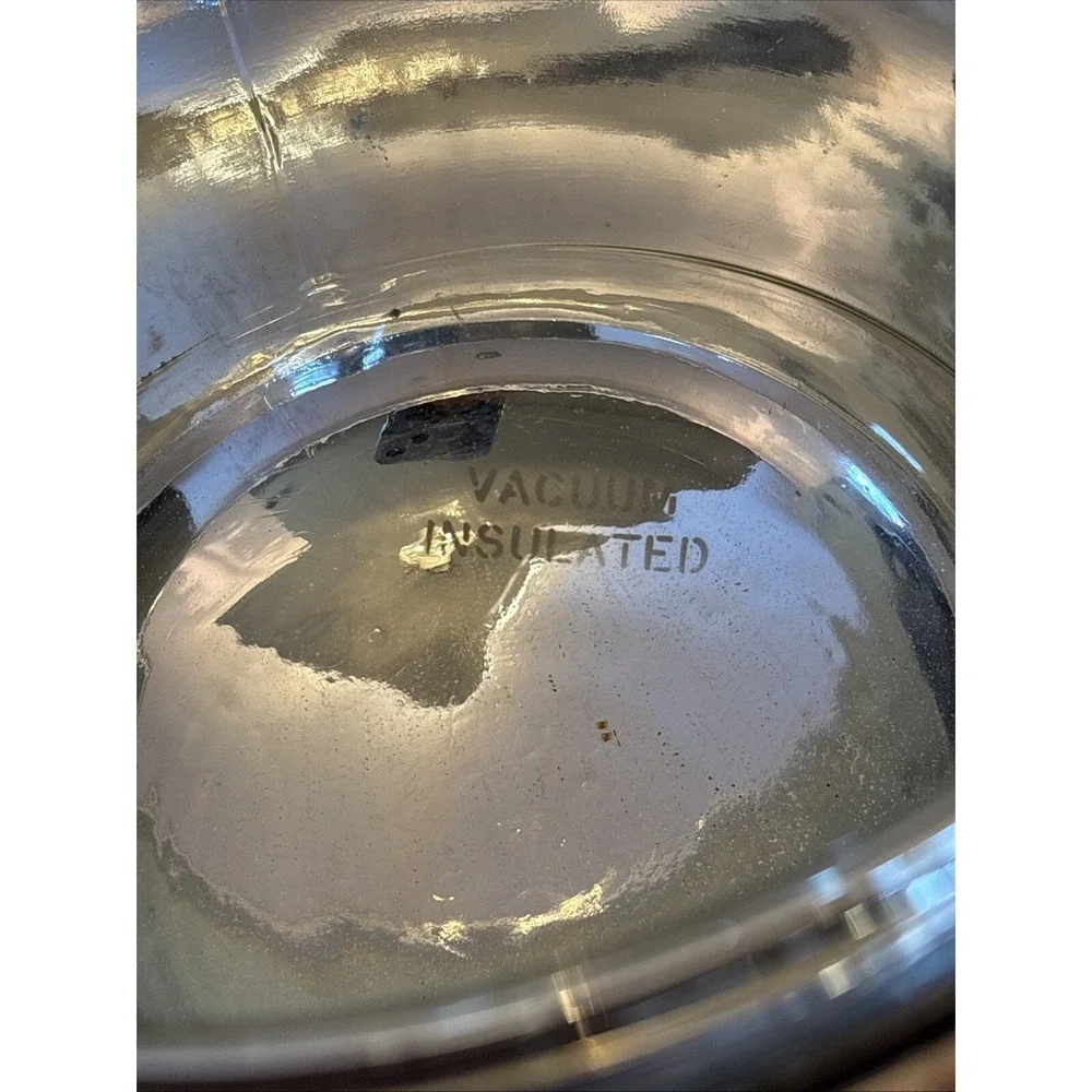 VTG Crosby E.P.C #2‎ Vacuum Sealed Ice Bucket With Lid, Lion Head Ring Handles